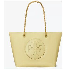 ✨Tory Burch Ella Chain Tote in Lemon Sugar + Gift Bag (NEW‎ WITH TAG)✨